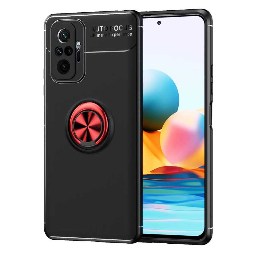 Xiaomi%20Uyumlu%20%20Redmi%20Note%2010%20Pro%20Kılıf%20Zore%20Ravel%20Silikon%20Kapak-Siyah-kırmızı