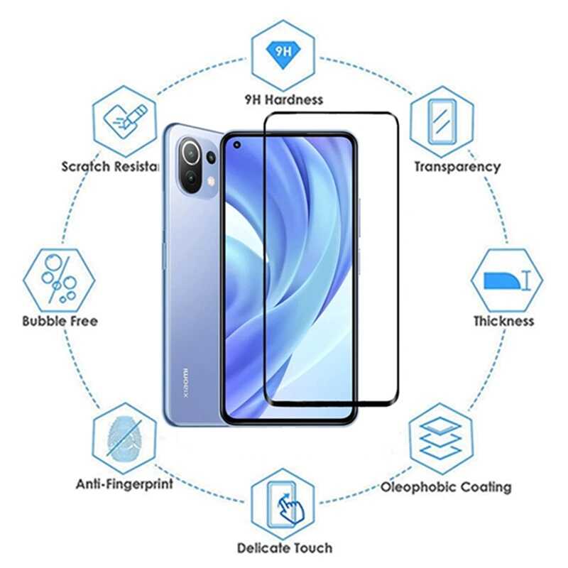 Xiaomi%20Uyumlu%20%20Mi%2011%20Lite%20Zore%20Kenarları%20Kırılmaya%20Dayanıklı%20Cam%20Ekran%20Koruyucu