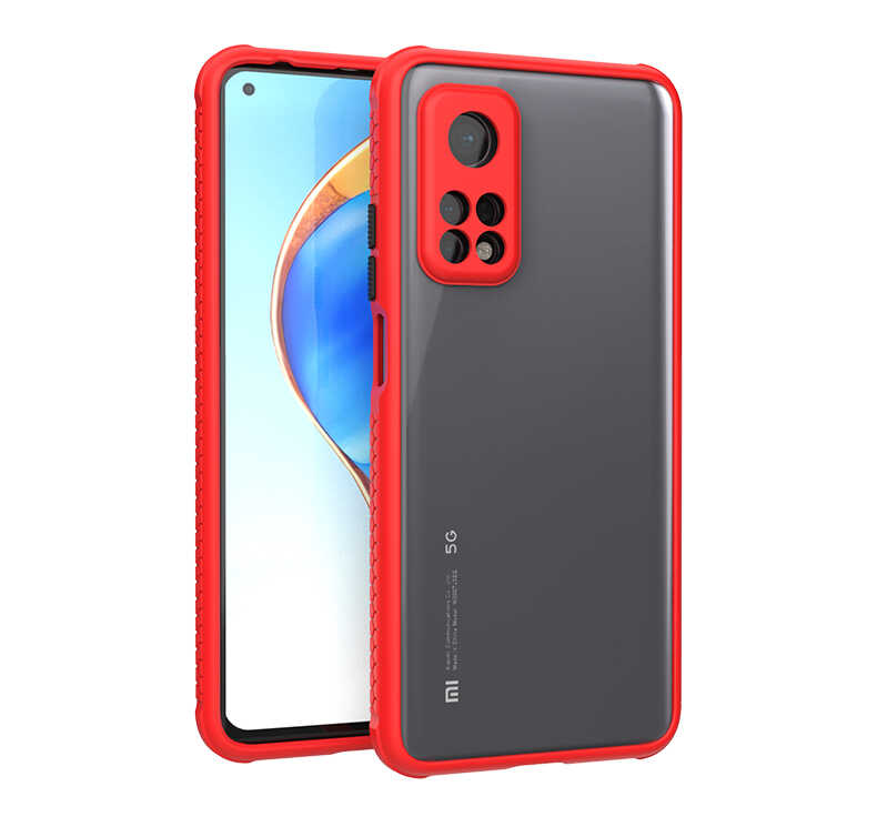 Xiaomi%20Uyumlu%20%20Mi%2010T%20Pro%205G%20Kılıf%20​​Zore%20Kaff%20Kapak-Kırmızı