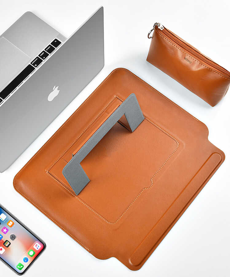 Macbook%20Uyumlu%2016’%20Touch%20Bar%20Wiwu%20Macbook%20Uyumlu%20Skin%20Pro%20Portable%20Stand%20Kılıf