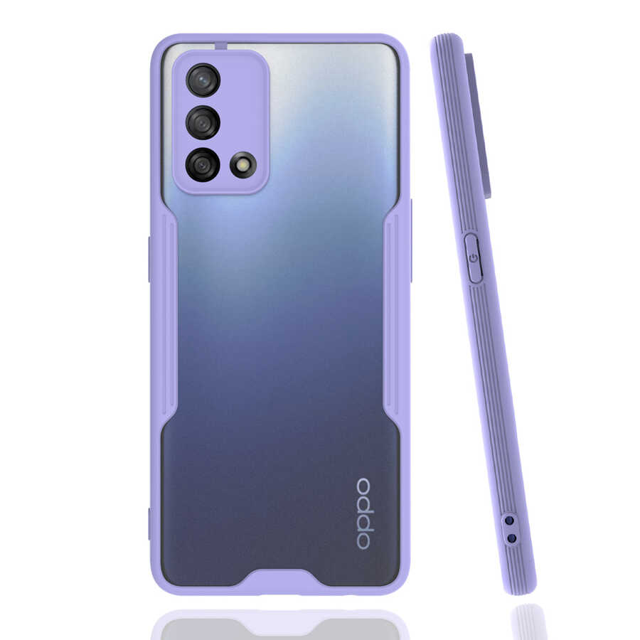 Oppo%20A74%204G%20Kılıf%20Zore%20Parfe%20Kapak-Mor