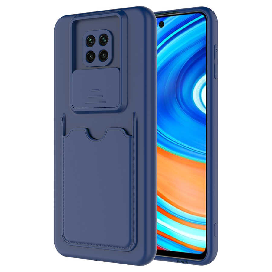 Xiaomi%20Uyumlu%20%20Redmi%20Note%209%20Pro%20Kılıf%20​Zore%20Kartix%20Kapak-Lacivert