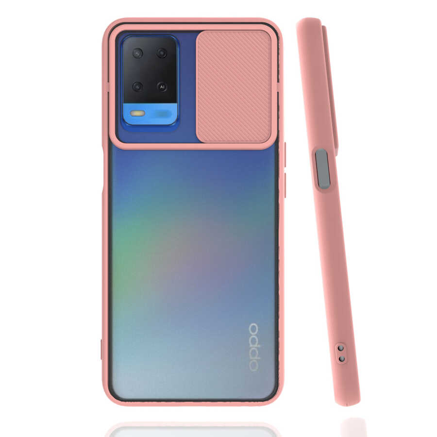 Oppo%20A54%204G%20Kılıf%20Zore%20Lensi%20Kapak-Pembe%20açık