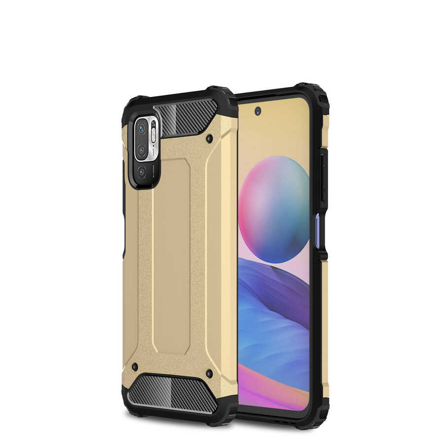 Xiaomi%20Uyumlu%20%20Poco%20M3%20Pro%20Kılıf%20Zore%20Crash%20Silikon%20Kapak-Gold