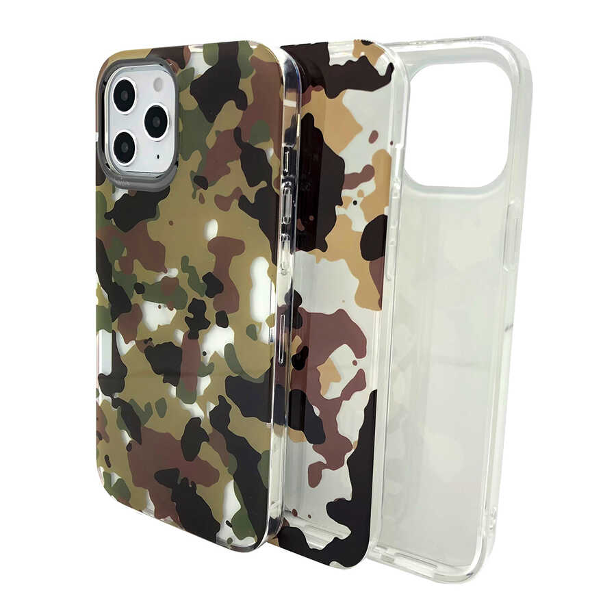 iPhone%20Uyumlu%2012%20Kılıf%20Kajsa%20Camo%20Kapak