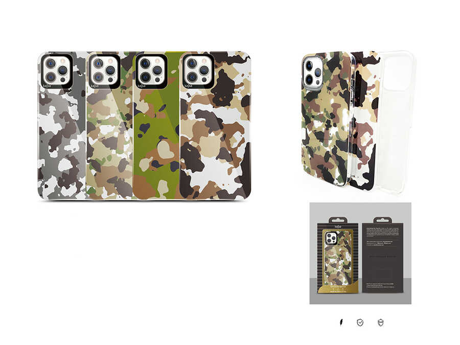 iPhone%20Uyumlu%2012%20Pro%20Kılıf%20Kajsa%20Camo%20Kapak