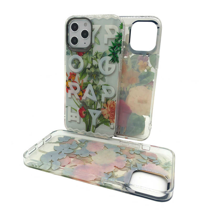 iPhone%20Uyumlu%2012%20Kılıf%20Kajsa%20Floral%20Kapak