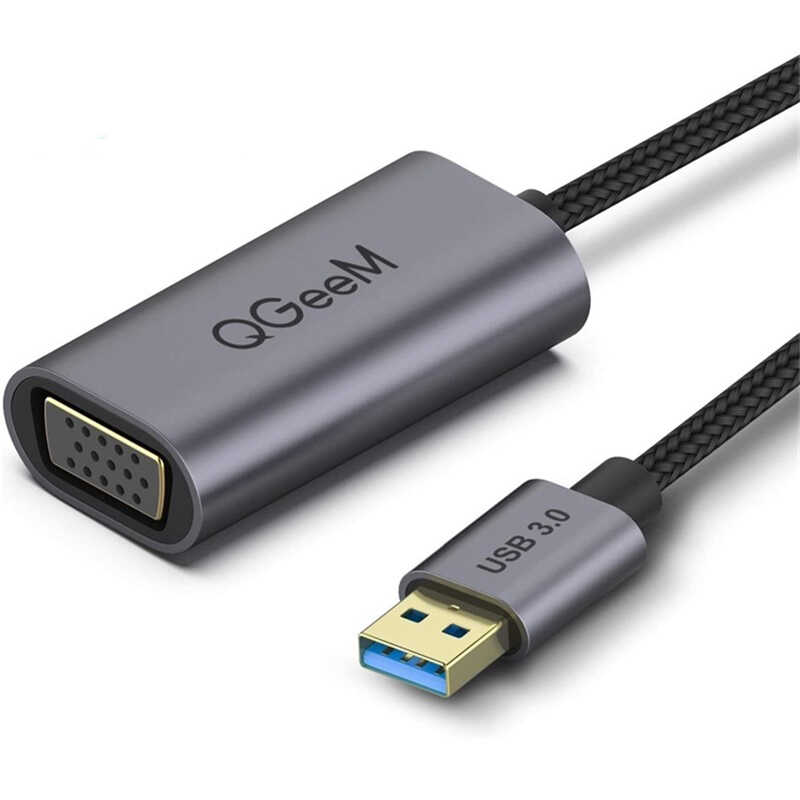 Qgeem%20QG-UA07%20Usb%20To%20VGA%20Dönüştürücü