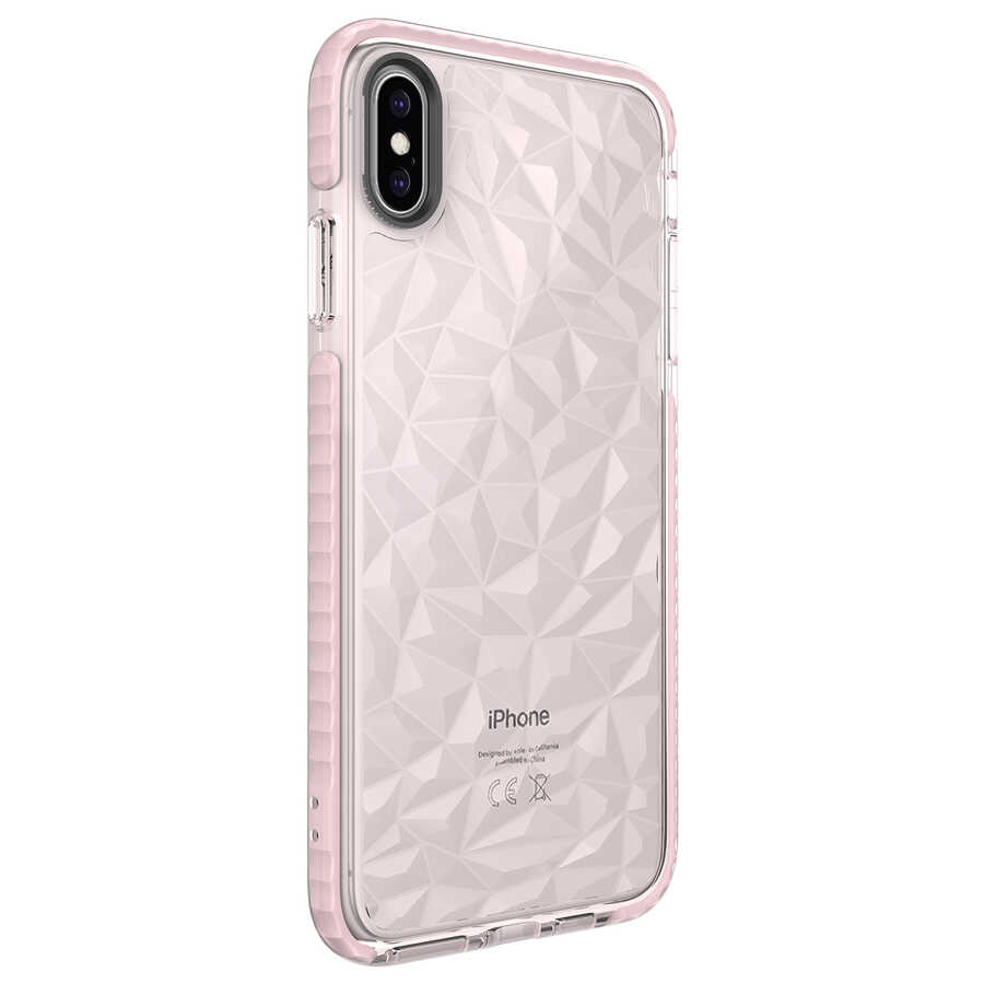 iPhone%20Uyumlu%20X%20Kılıf%20Zore%20Buzz%20Kapak-Pembe