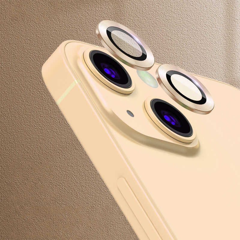 iPhone%20Uyumlu%2013%20Zore%20CL-04%20Kamera%20Lens%20Koruyucu-Gold