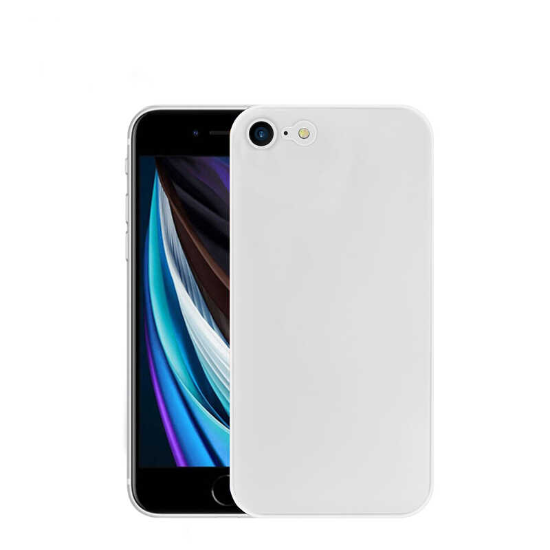 iPhone%20Uyumlu%20SE%202020%20Kılıf%20​​​​​Wiwu%20Skin%20Nano%20PP%20Kapak-Beyaz