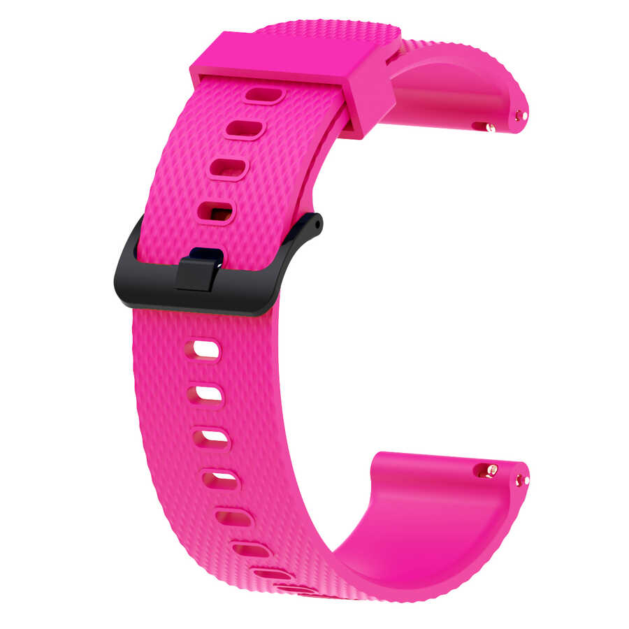 Galaxy%20Uyumlu%20Watch%20Active%202%2040mm%20KRD-46%2020mm%20Silikon%20Kordon-Pembe%20koyu