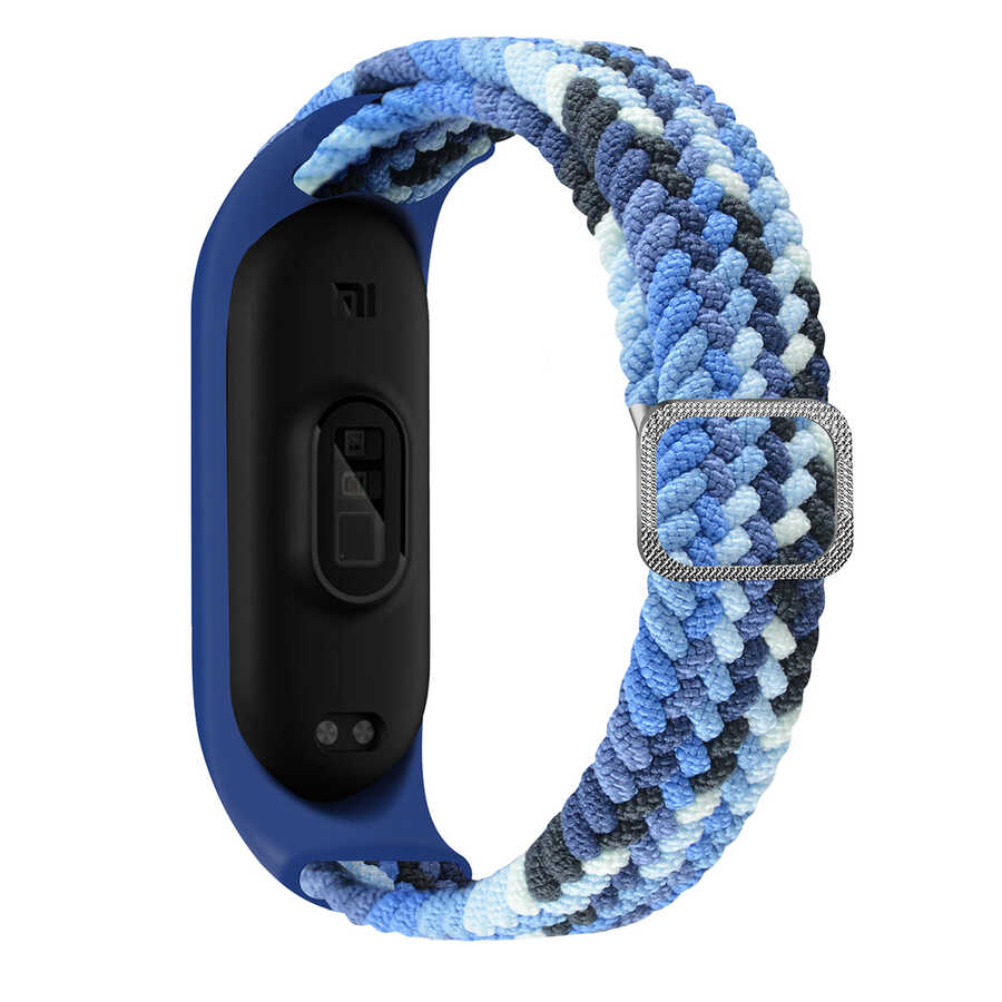 Xiaomi%20Uyumlu%20%20Mi%20Band%203%20KRD-49%20Örgü%20Kordon-Briliant%20blue