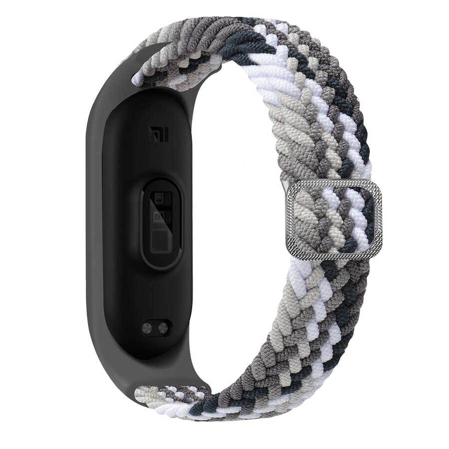 Xiaomi%20Uyumlu%20%20Mi%20Band%203%20KRD-49%20Örgü%20Kordon-Colorful%20black