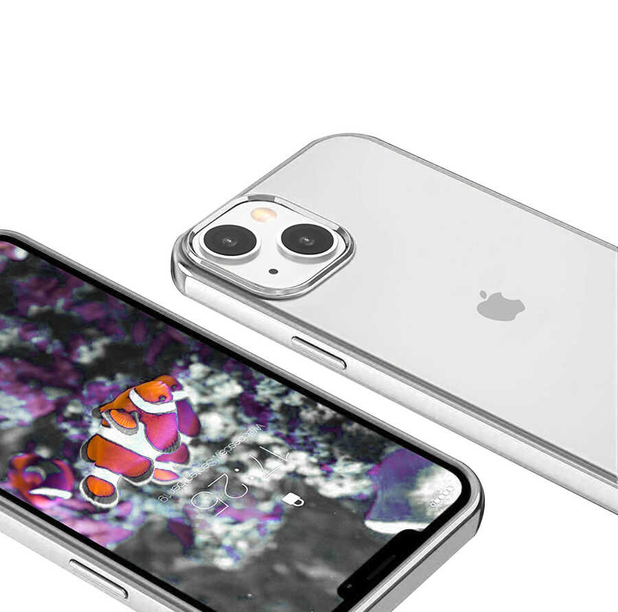 iPhone%20Uyumlu%2013%20Kılıf%20Zore%20Pixel%20Kapak-Gümüş