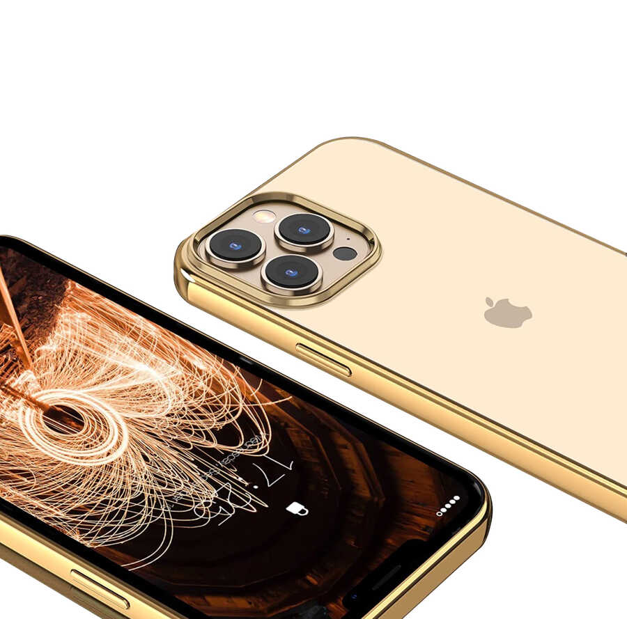 iPhone%20Uyumlu%2013%20Pro%20Max%20Kılıf%20Zore%20Pixel%20Kapak-Gold