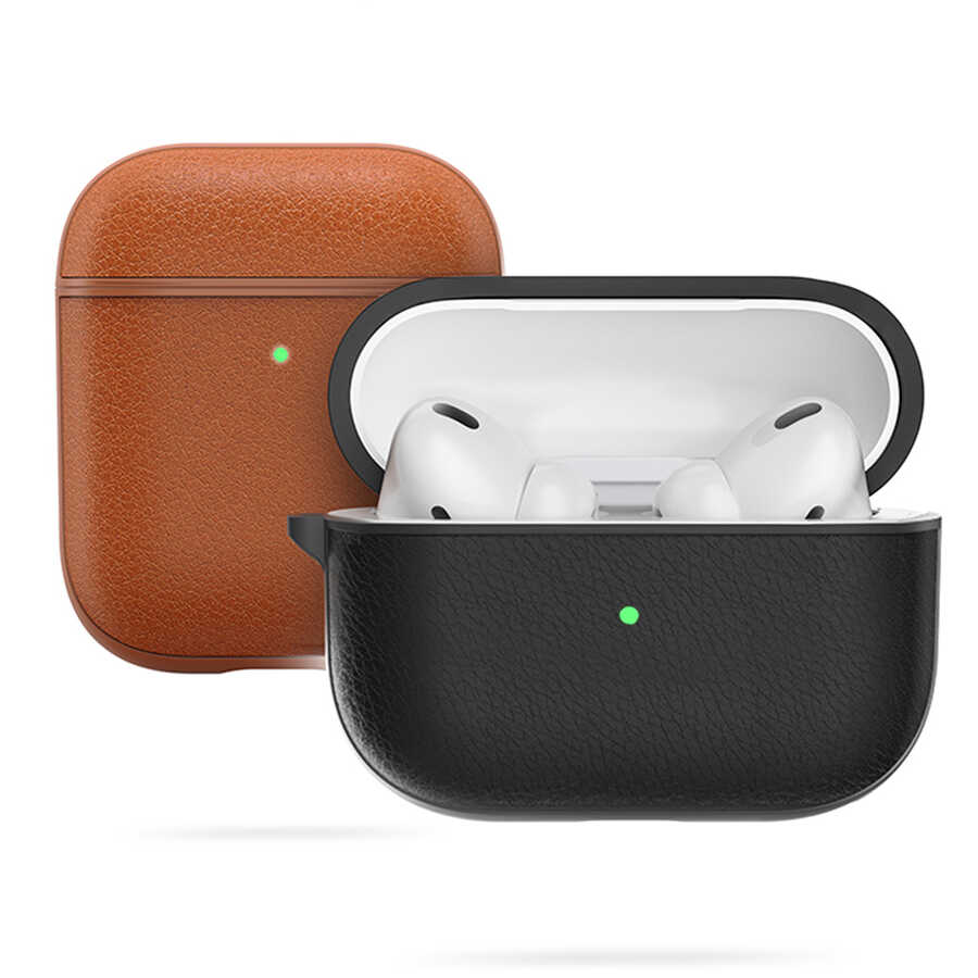 Airpods%20Uyumlu%20Kılıf%20Wiwu%20Calfskin%20Kılıf