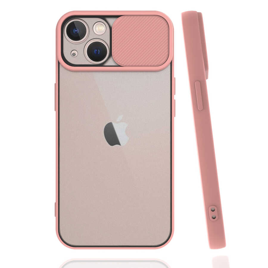 iPhone%20Uyumlu%2013%20Kılıf%20Zore%20Lensi%20Kapak-Pembe%20açık