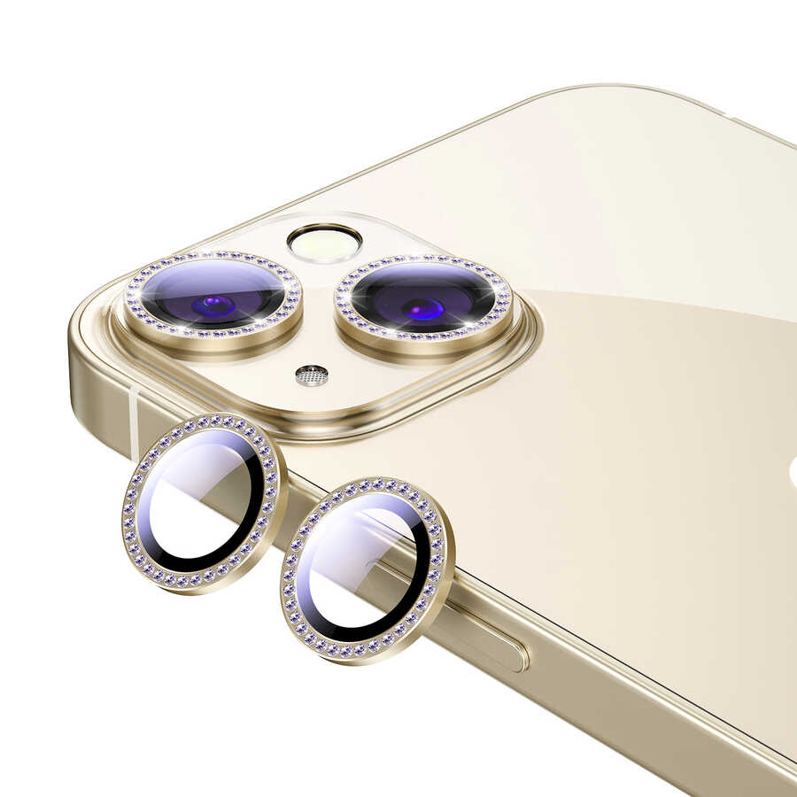 iPhone%20Uyumlu%2013%20Zore%20CL-06%20Kamera%20Lens%20Koruyucu-Gold