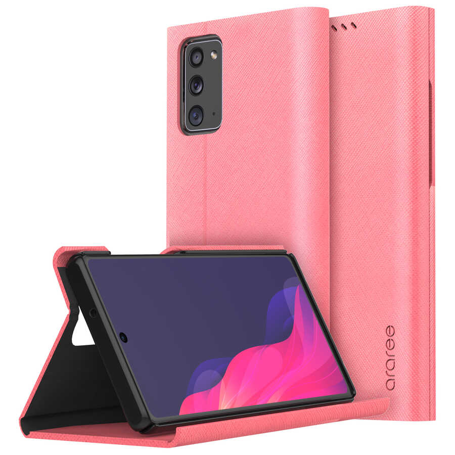 Galaxy%20Uyumlu%20Note%2020%20Kılıf%20Araree%20Bonnet%20Kılıf-Pembe