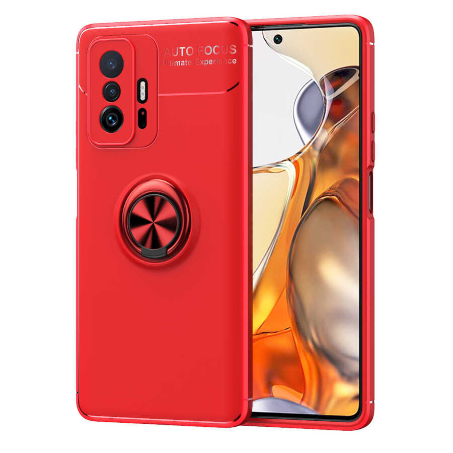 Xiaomi%20Uyumlu%20%20Mi%2011T%20Pro%205G%20Kılıf%20Zore%20Ravel%20Silikon%20Kapak-Kırmızı