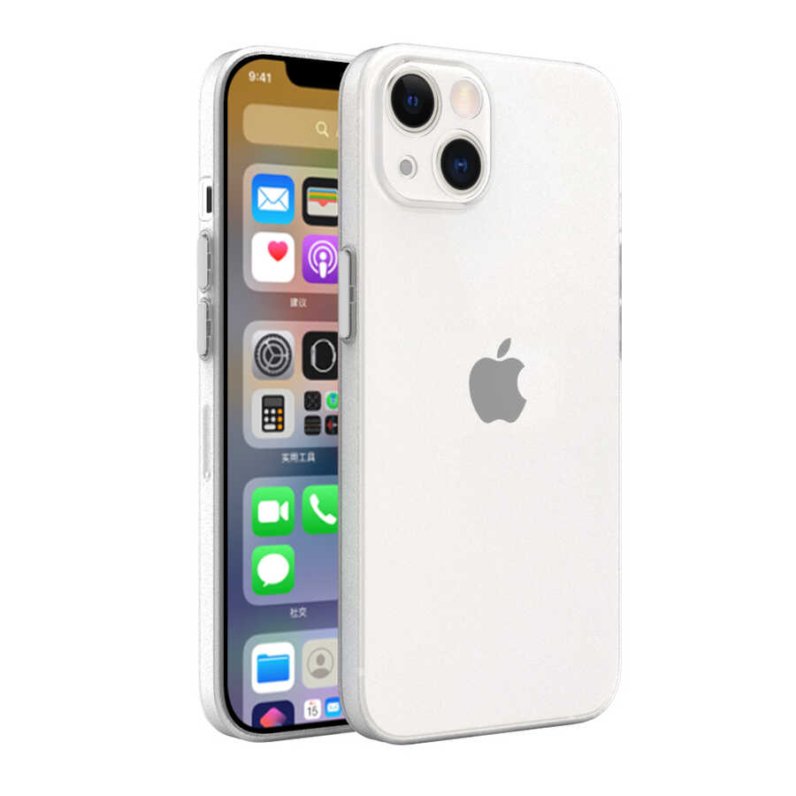 iPhone%20Uyumlu%2013%20Kılıf%20​​Zore%20Tiny%20Kapak-Renksiz