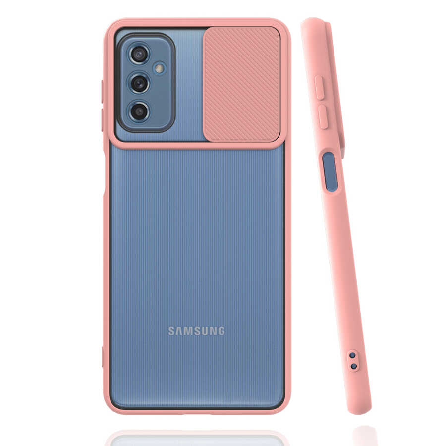 Galaxy%20Uyumlu%20M52%20Kılıf%20Zore%20Lensi%20Kapak-Pembe%20açık