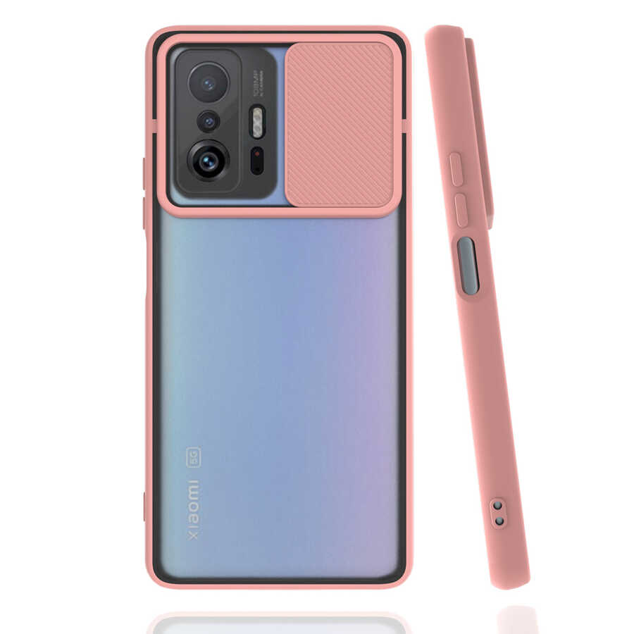 Xiaomi%20Uyumlu%20%20Mi%2011T%205G%20Kılıf%20Zore%20Lensi%20Kapak-Pembe%20açık