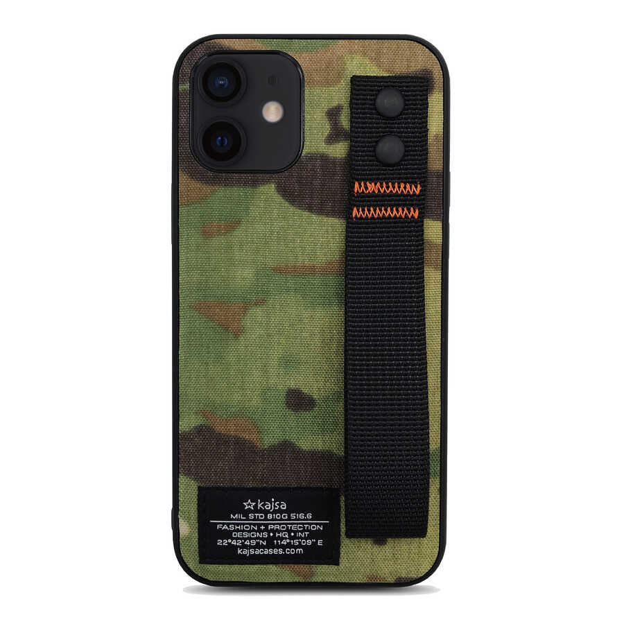 iPhone%20Uyumlu%2012%20Kılıf%20Kajsa%20Cordura%20Serisi%20Military%20Kapak-Yeşil