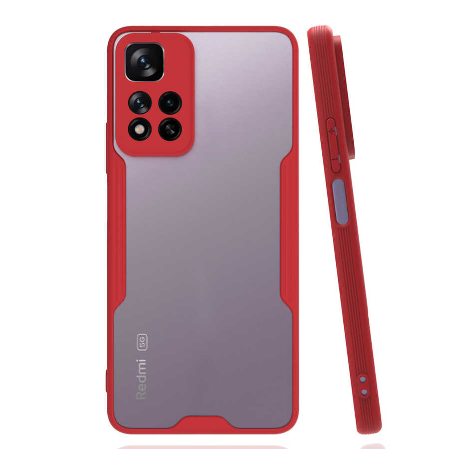 Xiaomi%20Uyumlu%20%20Redmi%20Note%2011%20Pro%20Plus%205G%20Kılıf%20Zore%20Parfe%20Kapak-Kırmızı