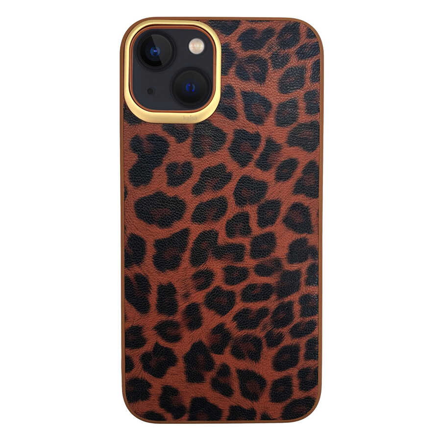 iPhone%20Uyumlu%2013%20Kılıf%20Kajsa%20Glamorous%20Serisi%20Leopard%20Combo%20Kapak