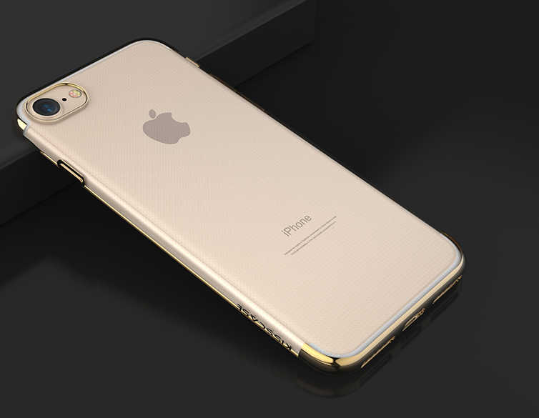 iPhone%20Uyumlu%20SE%202022%20Kılıf%20Zore%20Dört%20Köşeli%20Lazer%20Silikon%20Kapak-Gold