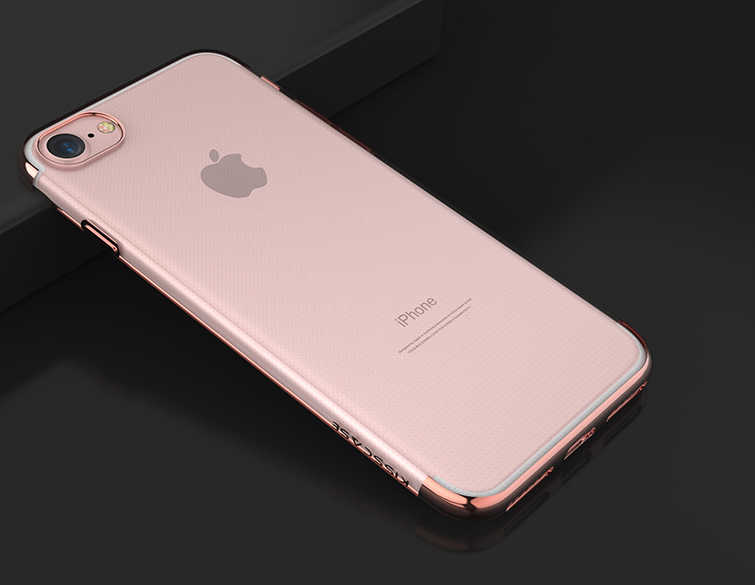 iPhone%20Uyumlu%20SE%202022%20Kılıf%20Zore%20Dört%20Köşeli%20Lazer%20Silikon%20Kapak-Rose%20gold