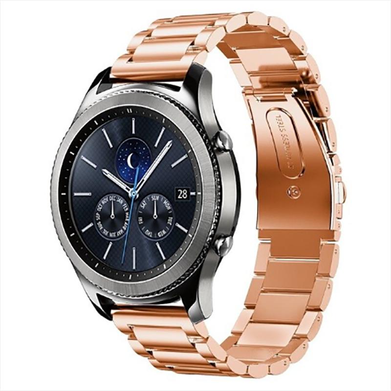 Huawei%20Uyumlu%20Watch%20GT%203%2046mm%20KRD-04%20Metal%20Kordon-Rose%20gold