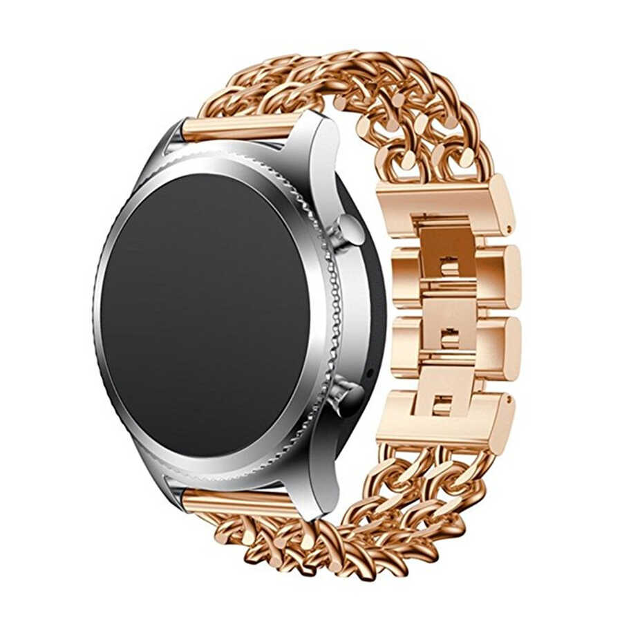 Huawei%20Uyumlu%20Watch%20GT%203%2046mm%20KRD-17%20Metal%20Kordon-Rose%20gold