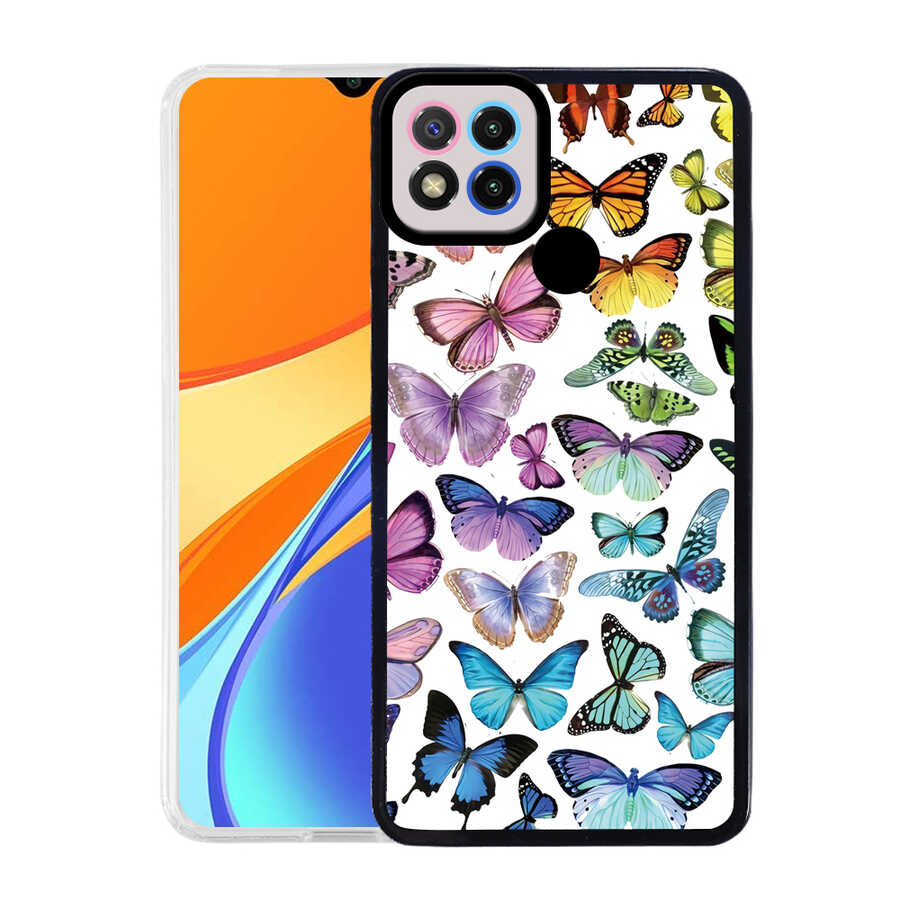 Xiaomi%20Uyumlu%20%20Redmi%209C%20Kılıf%20Zore%20M-Fit%20Desenli%20Kapak-Butterfly%20no3