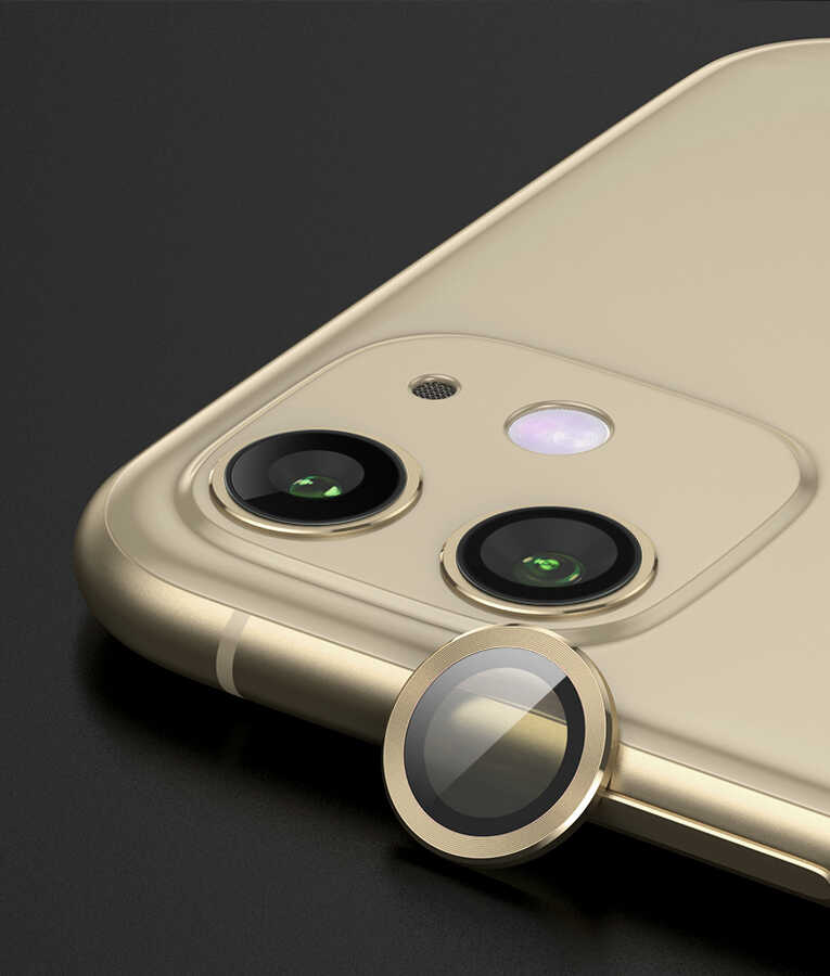 iPhone%20Uyumlu%2011%20Zore%20CL-07%20Kamera%20Lens%20Koruyucu-Gold