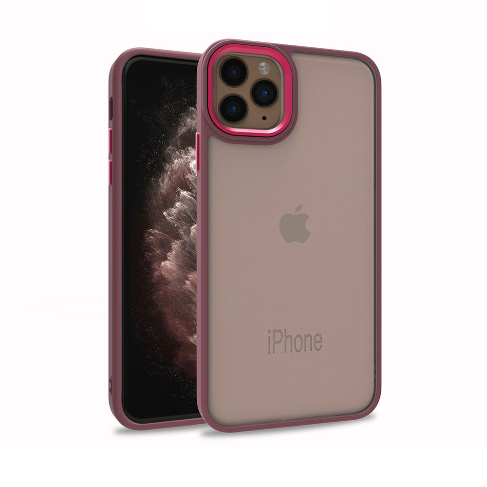 iPhone%20Uyumlu%2012%20Pro%20Kılıf%20Zore%20Flora%20Kapak-Kırmızı