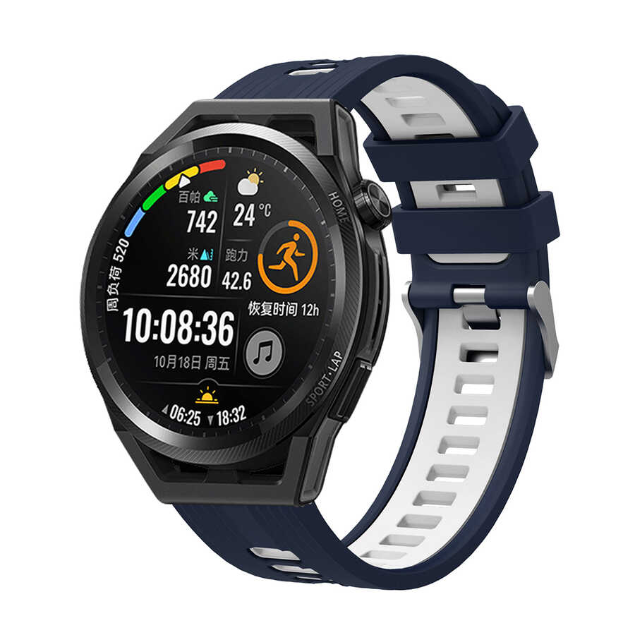 Xiaomi%20Uyumlu%20%20Amazfit%20Pace%20KRD-55%20Silikon%20Kordon-Lacivert