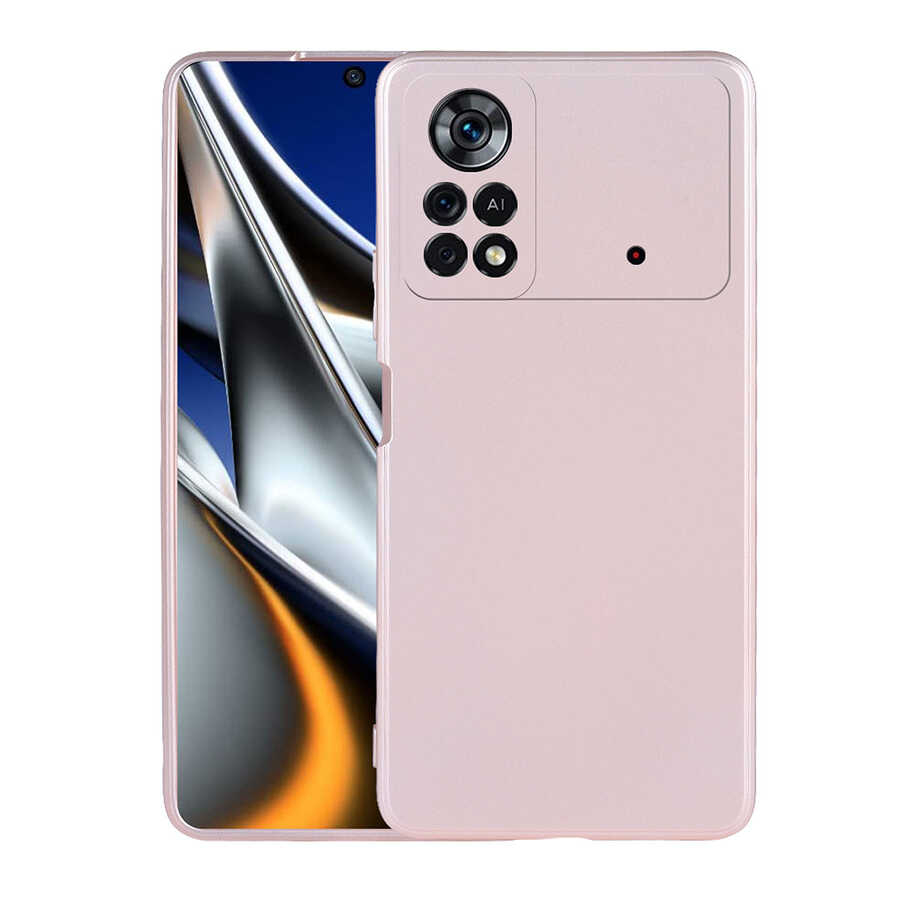 Xiaomi%20Uyumlu%20%20Poco%20M4%20Pro%204G%20Kılıf%20Zore%20Premier%20Silikon%20Kapak-Rose%20gold