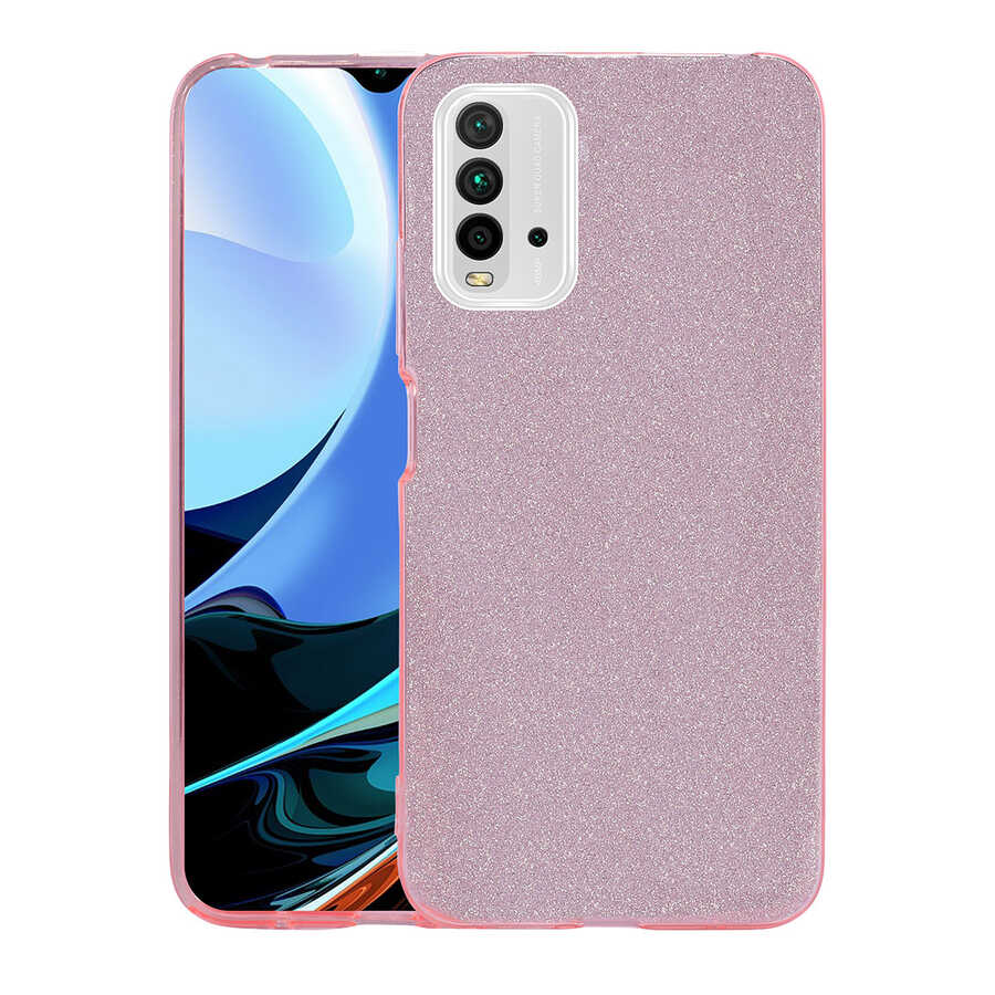 Xiaomi%20Uyumlu%20%20Redmi%209T%20Kılıf%20Zore%20Shining%20Silikon-Pembe