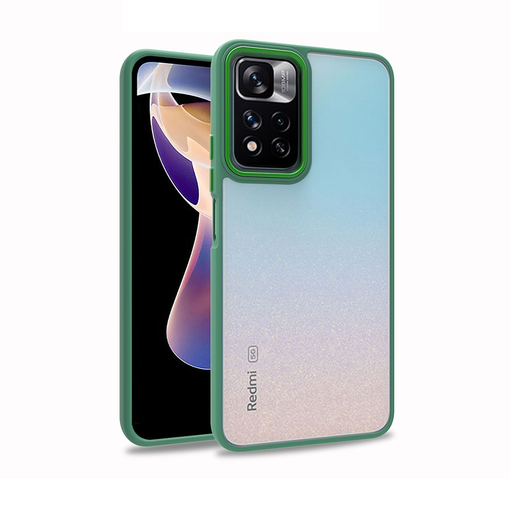 Xiaomi%20Uyumlu%20%20Poco%20M4%20Pro%205G%20Kılıf%20Zore%20Flora%20Kapak-Yeşil