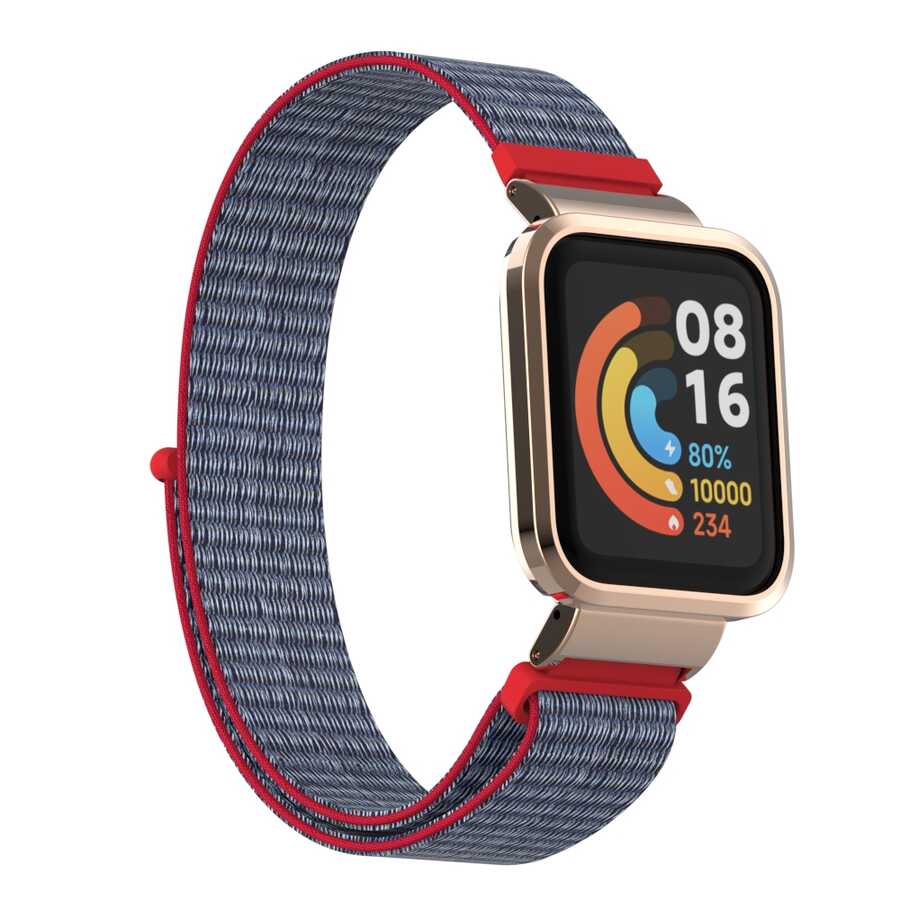 Xiaomi%20Uyumlu%20%20Redmi%20Watch%20(Mi%20Watch%20Lite)%20Zore%20KRD-61%20Hasır%20Kordon-No17