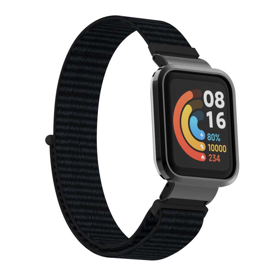 Xiaomi%20Uyumlu%20%20Redmi%20Watch%20(Mi%20Watch%20Lite)%20Zore%20KRD-61%20Hasır%20Kordon-No2