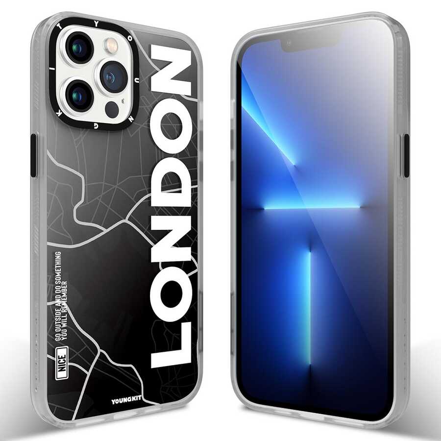 iPhone%20Uyumlu%2013%20Pro%20Kılıf%20YoungKit%20World%20Trip%20Serisi%20Kapak-London