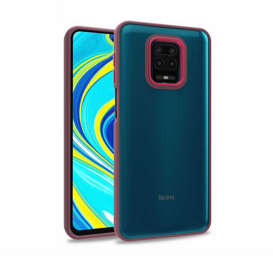 Xiaomi%20Uyumlu%20%20Redmi%20Note%209%20Pro%20Kılıf%20Zore%20Flora%20Kapak-Kırmızı