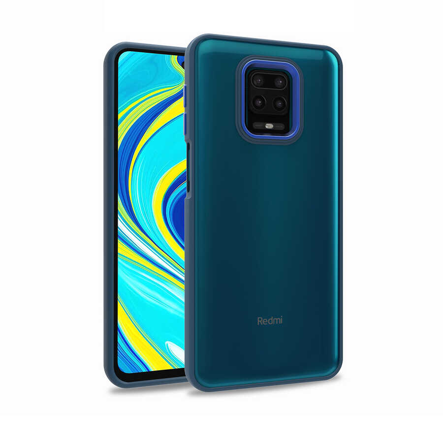 Xiaomi%20Uyumlu%20%20Redmi%20Note%209%20Pro%20Kılıf%20Zore%20Flora%20Kapak-Mavi