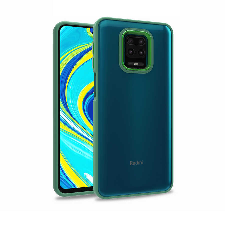 Xiaomi%20Uyumlu%20%20Redmi%20Note%209%20Pro%20Kılıf%20Zore%20Flora%20Kapak-Yeşil