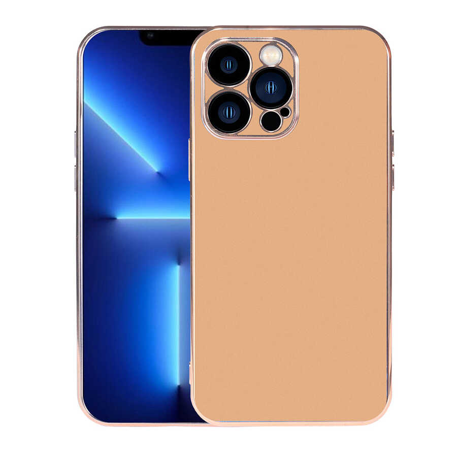 iPhone%20Uyumlu%2013%20Pro%20Kılıf%20Zore%20Viyana%20Kapak-Gold