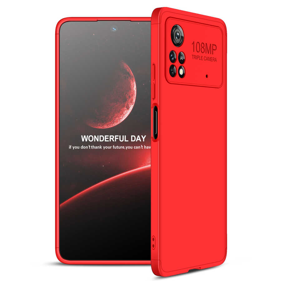 Xiaomi%20Uyumlu%20%20Poco%20X4%20Pro%205G%20Kılıf%20Zore%20Ays%20Kapak-Kırmızı